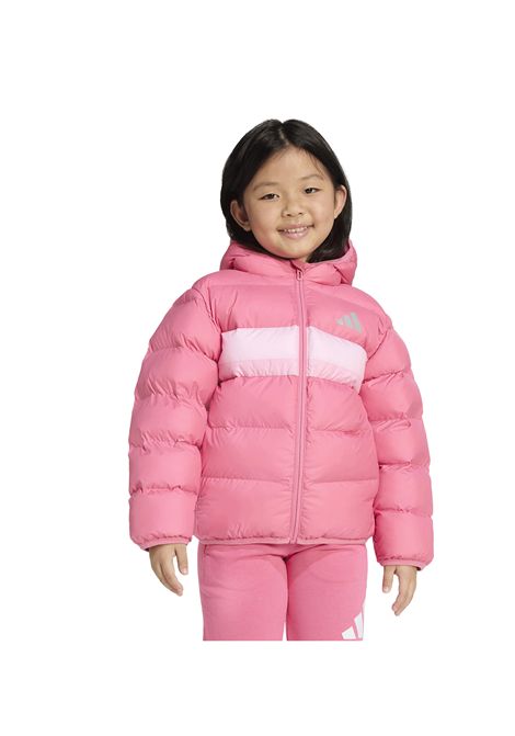 Adidas LK SD Synthetic Hooded Jacket Pink Kids ADIDAS CORE | Jackets | JW2454-